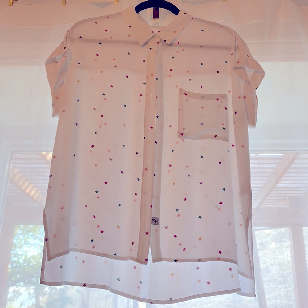 Rails star print blouse